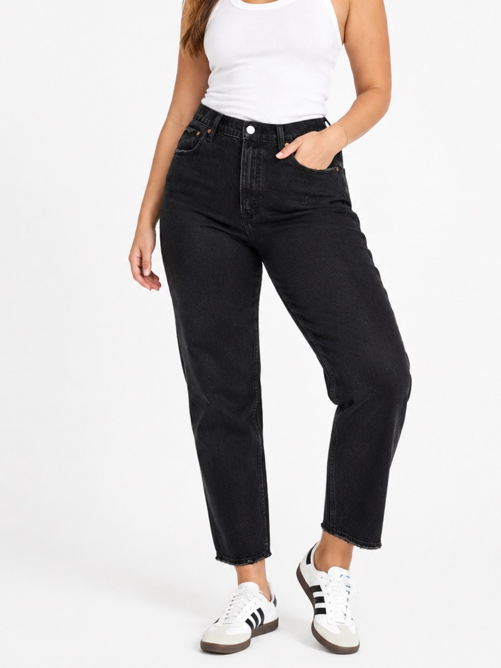 Abercrombie & Fitch Black Straight Leg Jeans